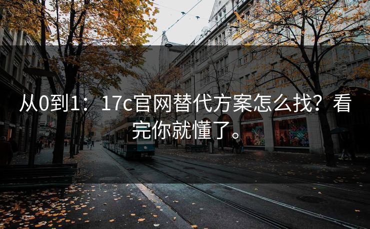 从0到1:17c官网替代方案怎么找?看完你就懂了。 从0到1:17c官网替代方案怎么找?看完你就懂了。